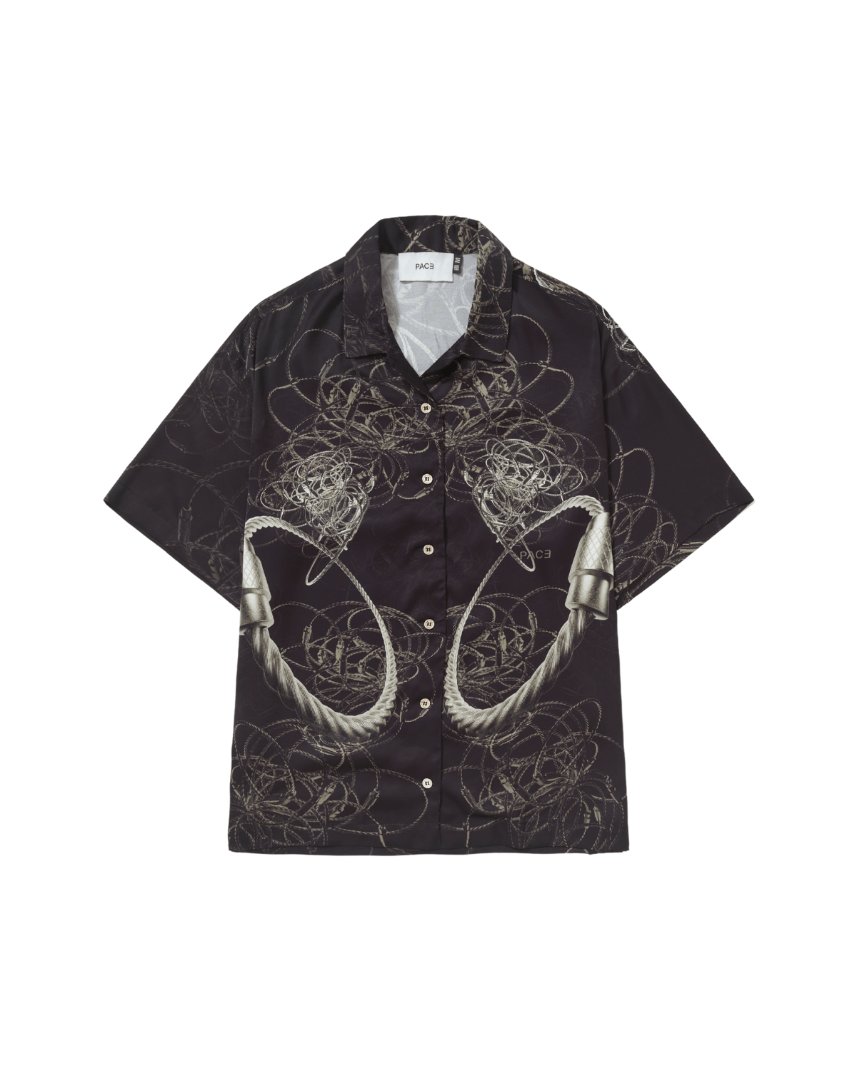 Camisa Pace Steel Cable Cuban Collar Preto - Pace - 