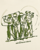 Camiseta Aimé Leon Dore ALD Golf Swing Coconut Milk Off White