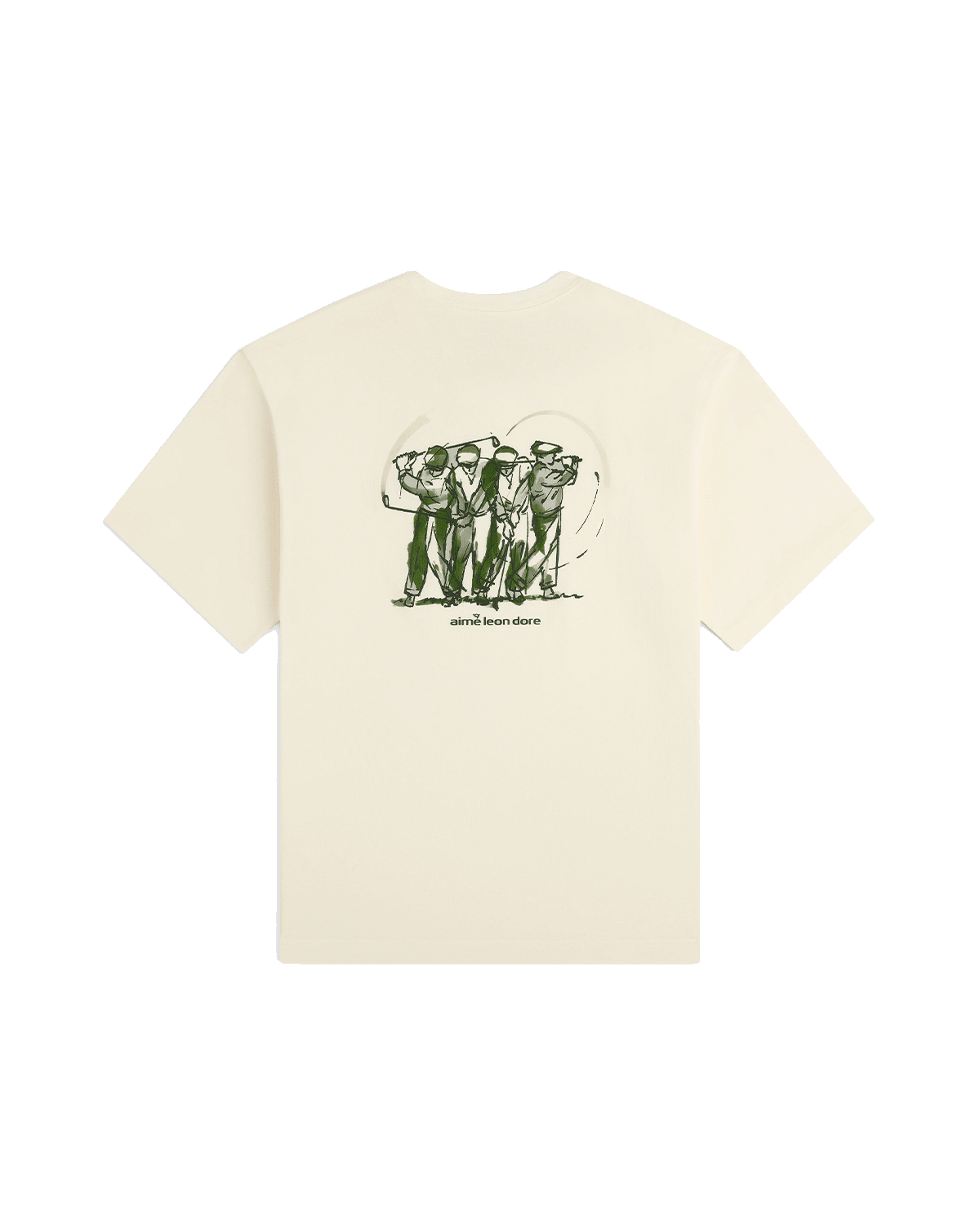 Camiseta Aimé Leon Dore ALD Golf Swing Coconut Milk Off White