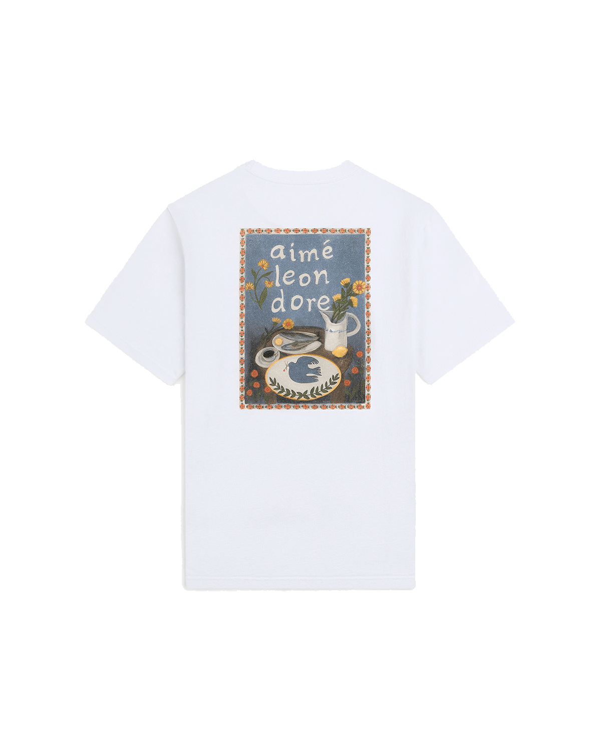 Camiseta Aimé Leon Dore Dove Breakfast White Branco