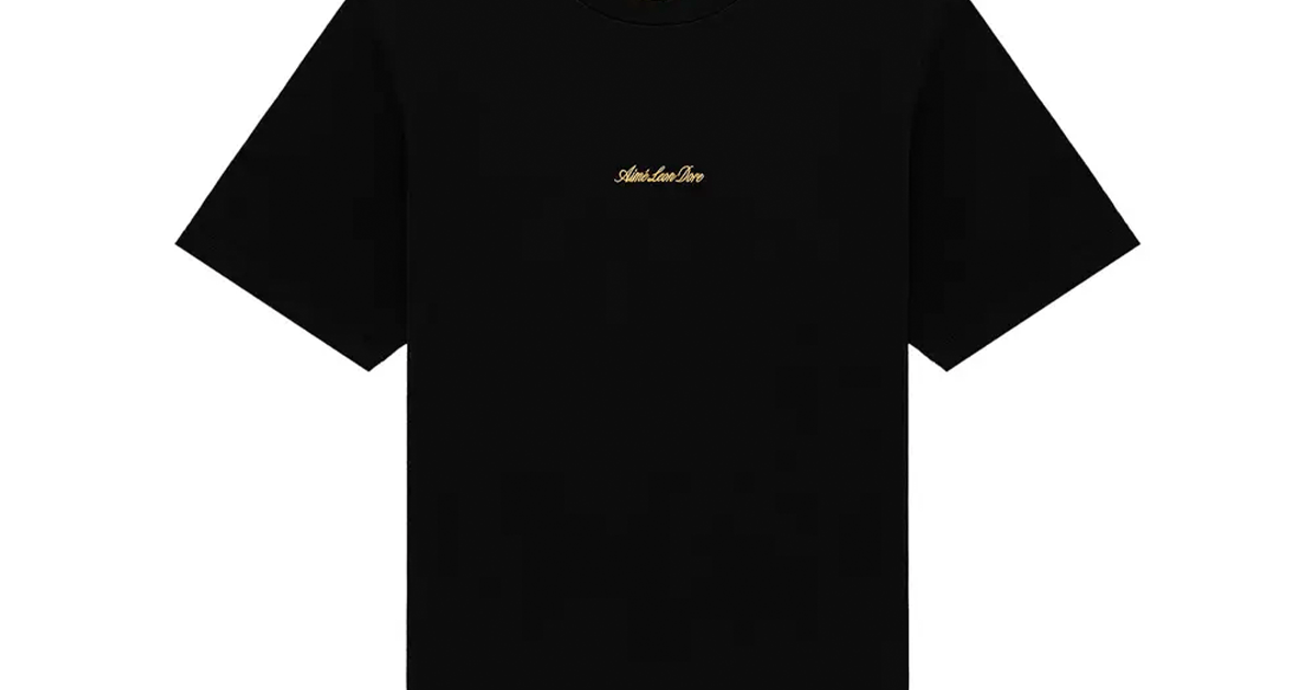 Camiseta Aimé Leon Dore Embroidered Logo Preto por R$ 1.299,99 em