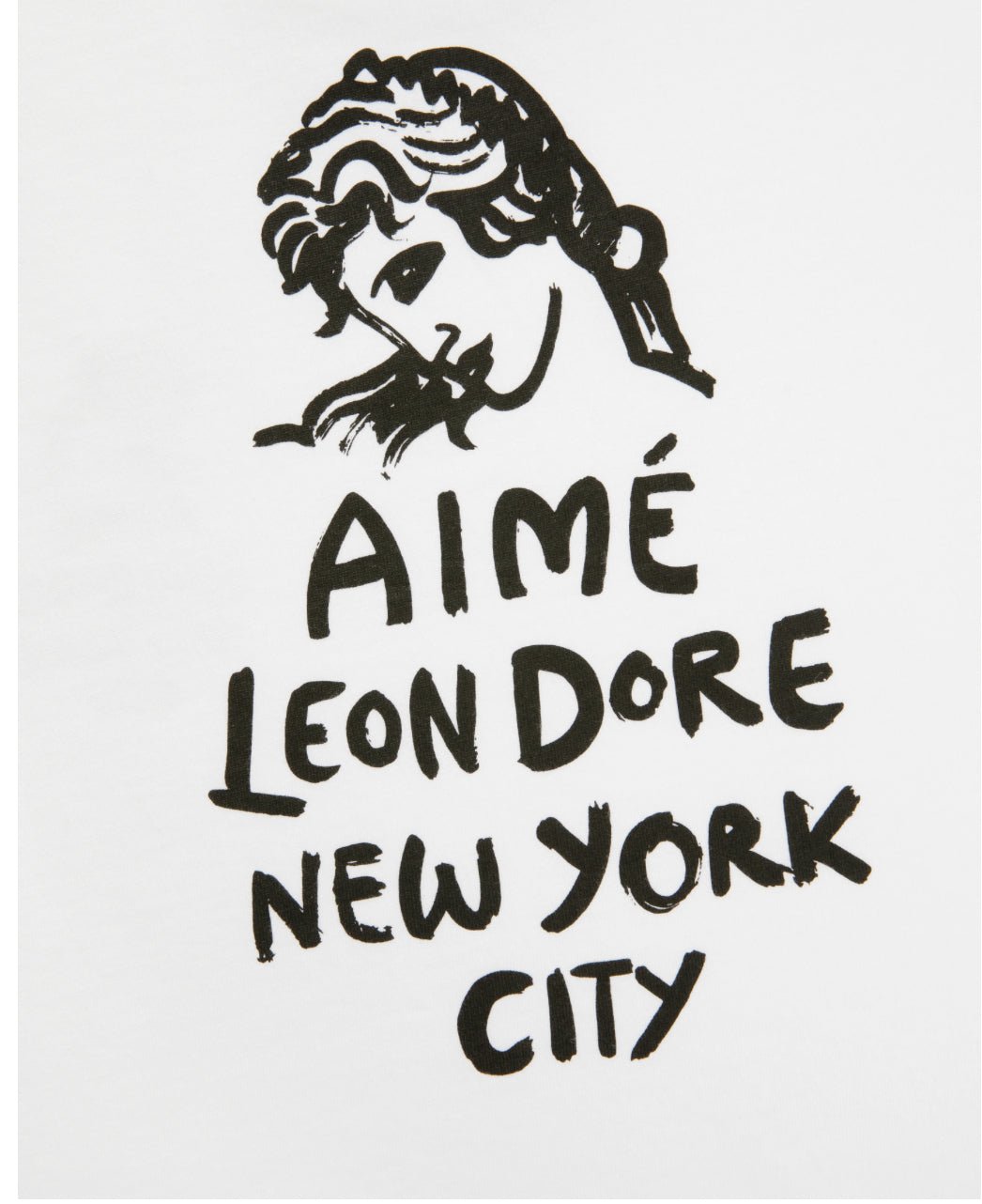 Camiseta Aimé Leon Dore Form Logo Branco - Aimé Leon Dore - FORM