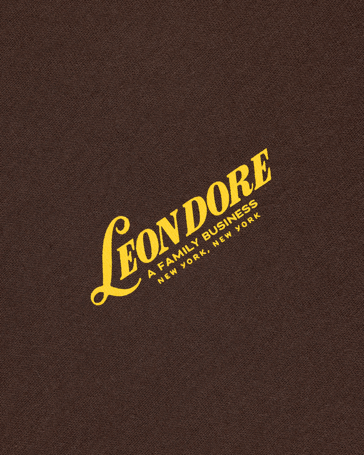 Camiseta Aimé Leon Dore "Leon Dore" Coffe Bean Marrom - Aimé Leon Dore - 