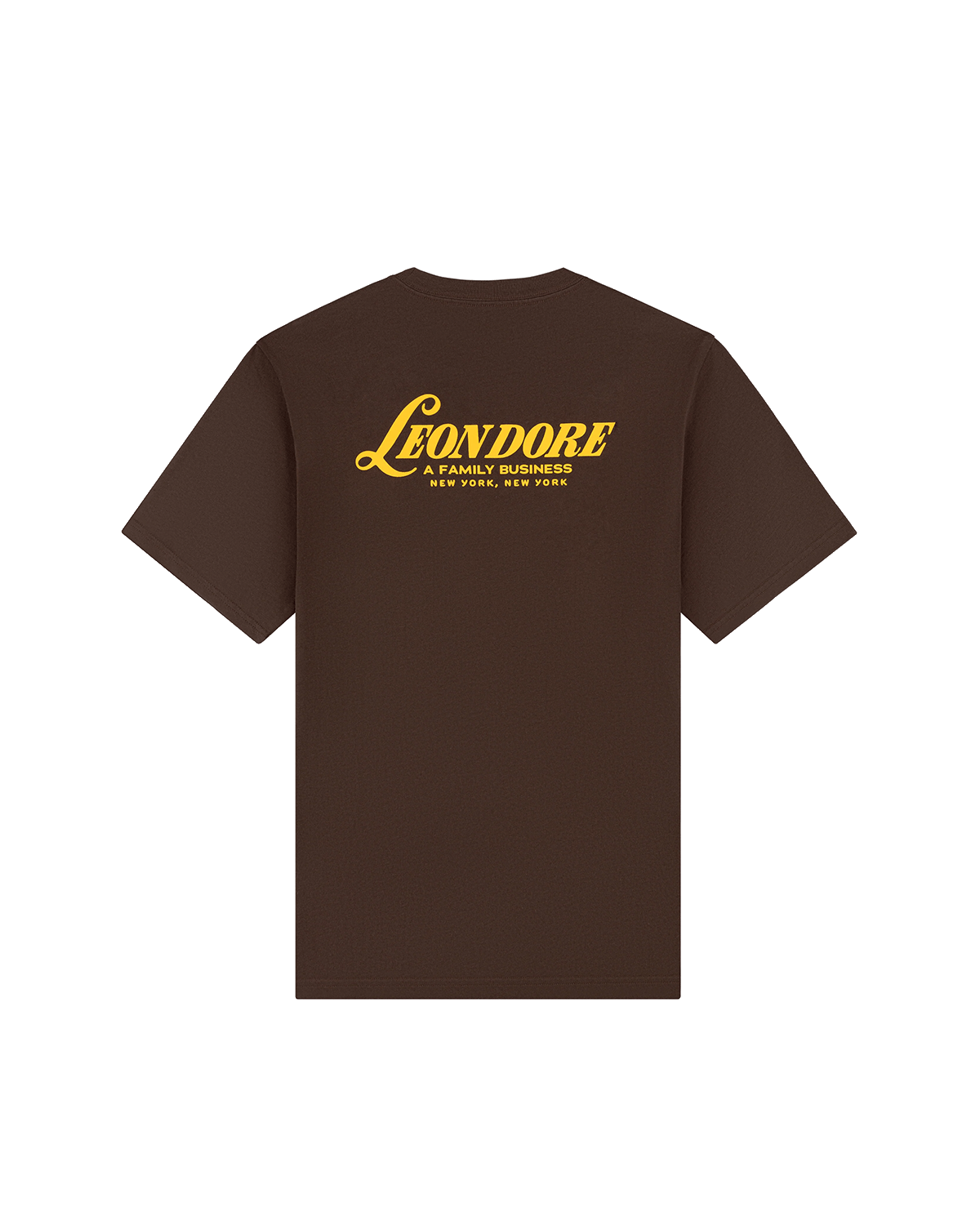 Camiseta Aimé Leon Dore "Leon Dore" Coffe Bean Marrom - Aimé Leon Dore - 