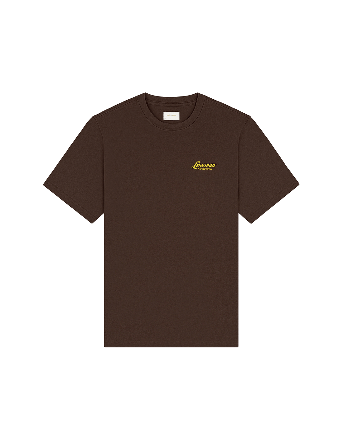 Camiseta Aimé Leon Dore "Leon Dore" Coffe Bean Marrom - Aimé Leon Dore - 