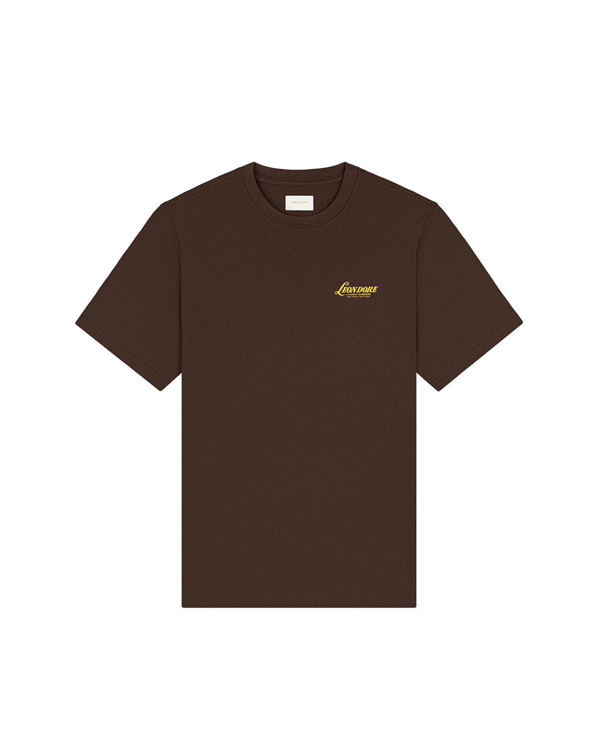Camiseta Aimé Leon Dore "Leon Dore" Coffe Bean Marrom - Aimé Leon Dore - 