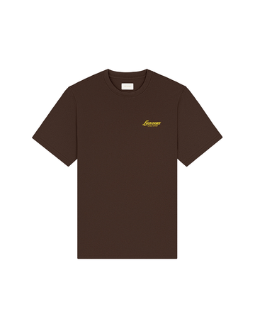 Camiseta Aimé Leon Dore "Leon Dore" Coffe Bean Marrom - Aimé Leon Dore - 
