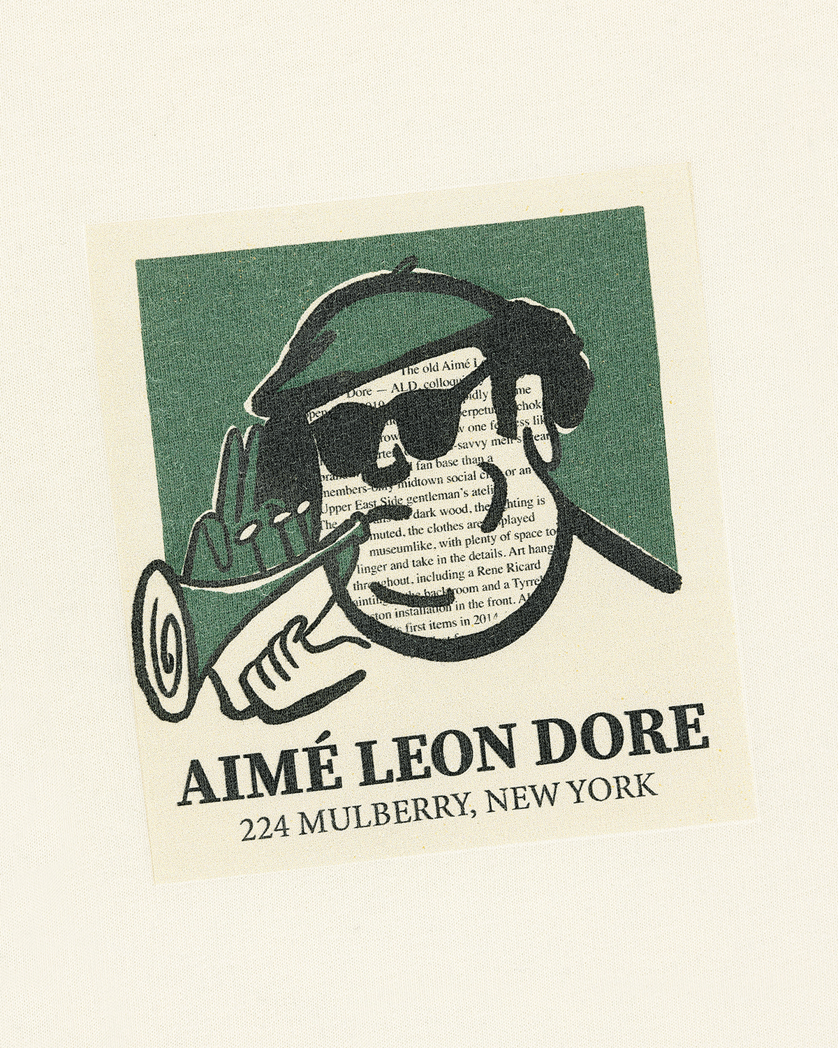 Camiseta Aimé Leon Dore Musician Graphic Off White - Aimé Leon Dore - 