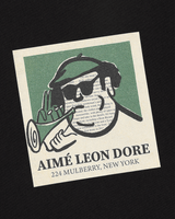 Vista lateral Camiseta Aimé Leon Dore Musician Graphic Preta
