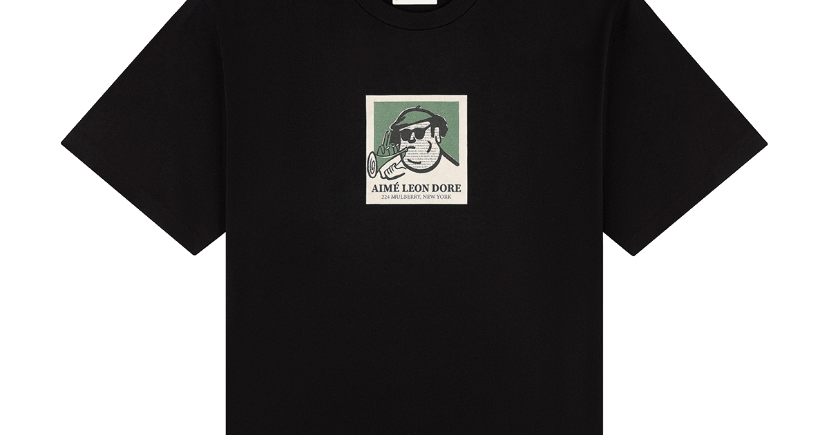 Camiseta Aimé Leon Dore Musician Graphic Preta | LK Sneakers