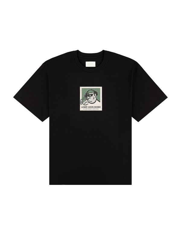 Camiseta Aimé Leon Dore Musician Graphic Preta original na LK Sneakers
