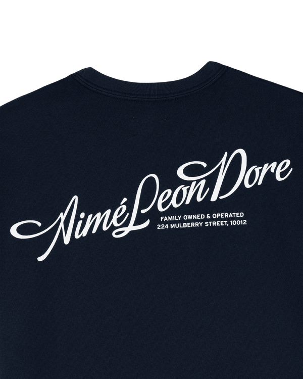 Camiseta Aimé Leon Dore Pappoús Logo Navy Blazer Azul por R$ 1.299