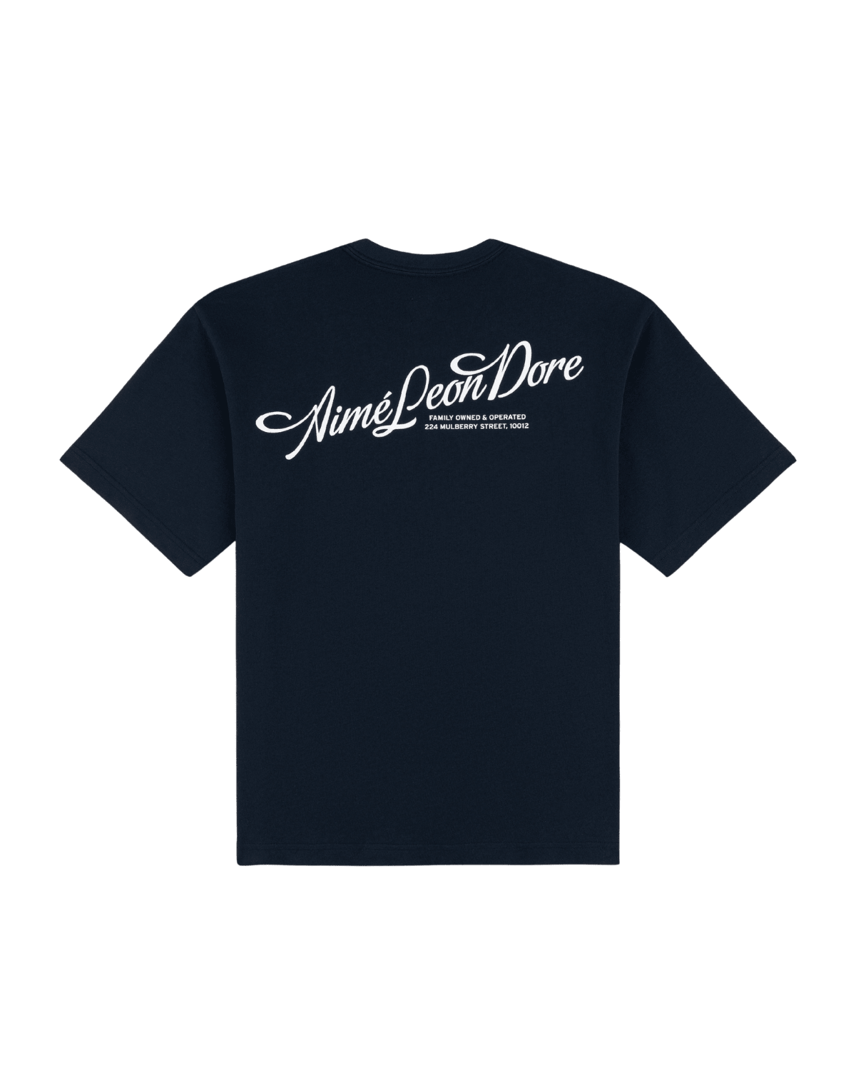 Camiseta Aimé Leon Dore Pappoús Logo Navy Blazer Azul