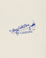 Vista superior Camiseta Aimé Leon Dore Pappoús Logo Pristine Off White