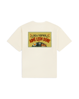 Camiseta Aimé Leon Dore Postcard Cream Bege