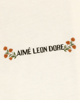 Camiseta Aimé Leon Dore Postcard Cream Bege