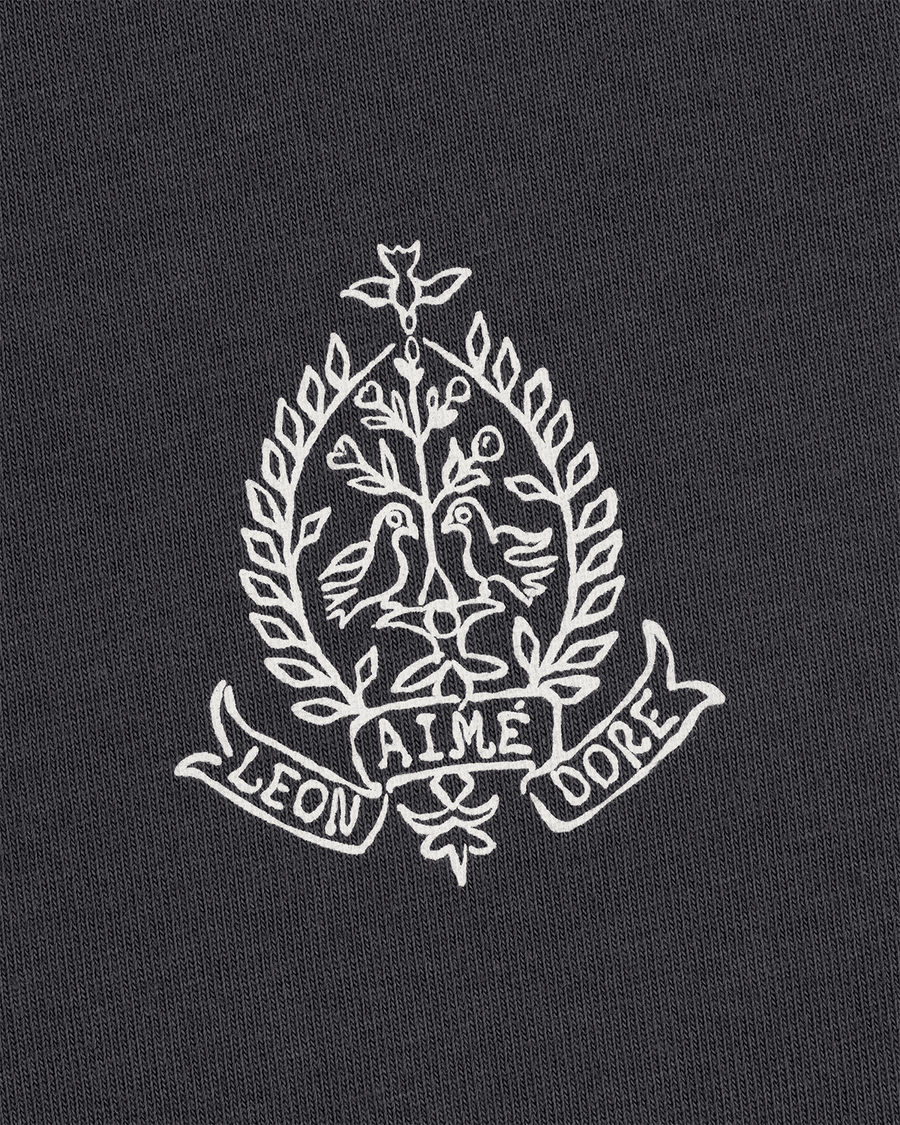 Camiseta Aimé Leon Dore Saint George Asphalt Preto