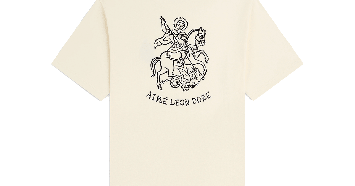 Camiseta Aimé Leon Dore Saint George Coconut | LK Sneakers