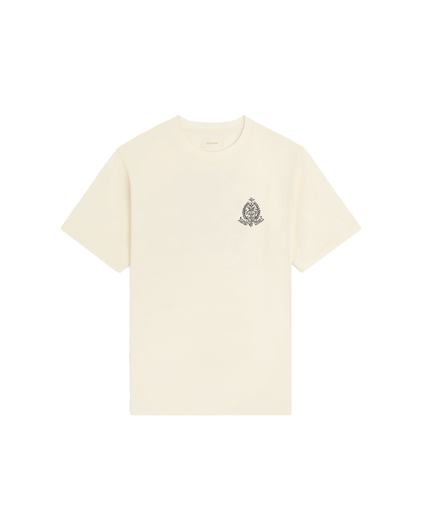 Camiseta Aimé Leon Dore Saint George Coconut Milk Bege
