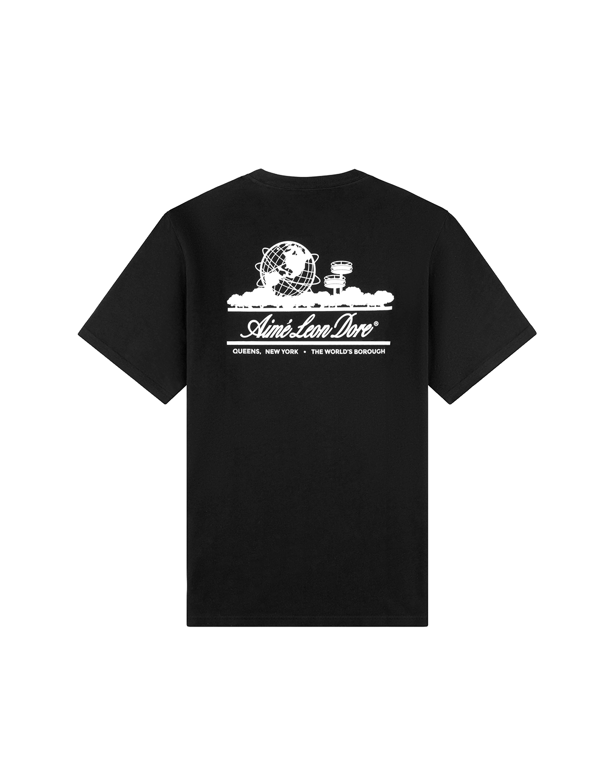 Camiseta Aimé Leon Dore Unisphere Black White Preto