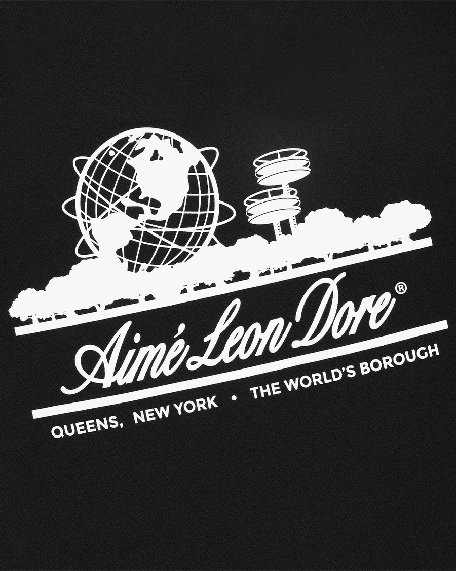 Camiseta Aimé Leon Dore Unisphere Black White Preto - Aimé Leon Dore - 