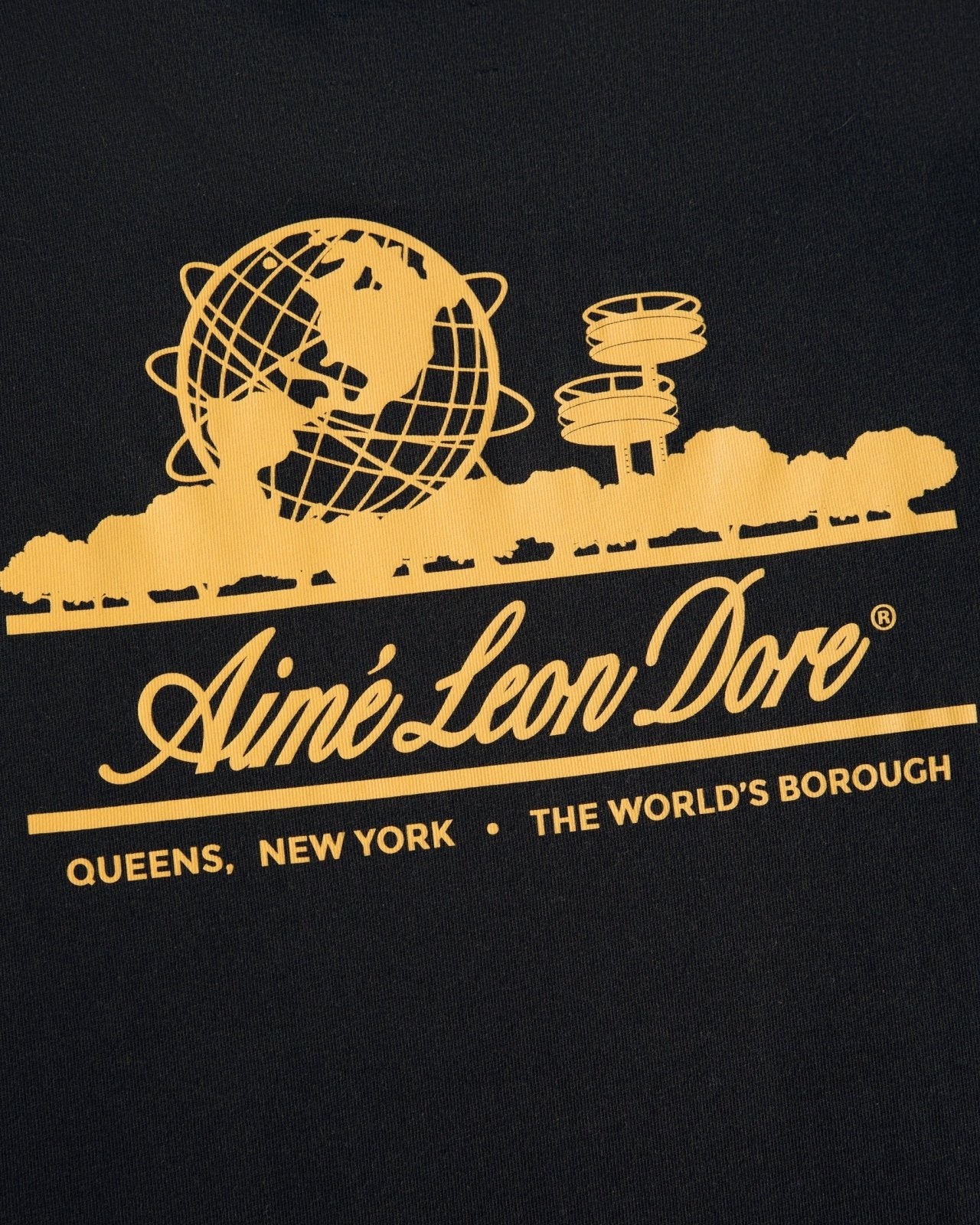 Camiseta Aimé Leon Dore Unisphere Preto - Aimé Leon Dore - CUNISPHEREBLK