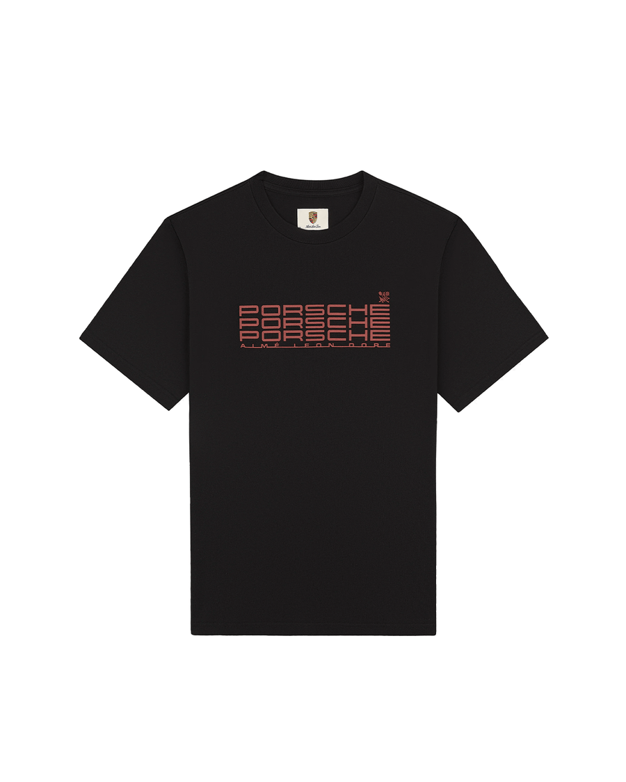 Camiseta Aimé Leon Dore x Porsche Racing Tee Jet Black - Aimé Leon Dore - AIME111 - 1
