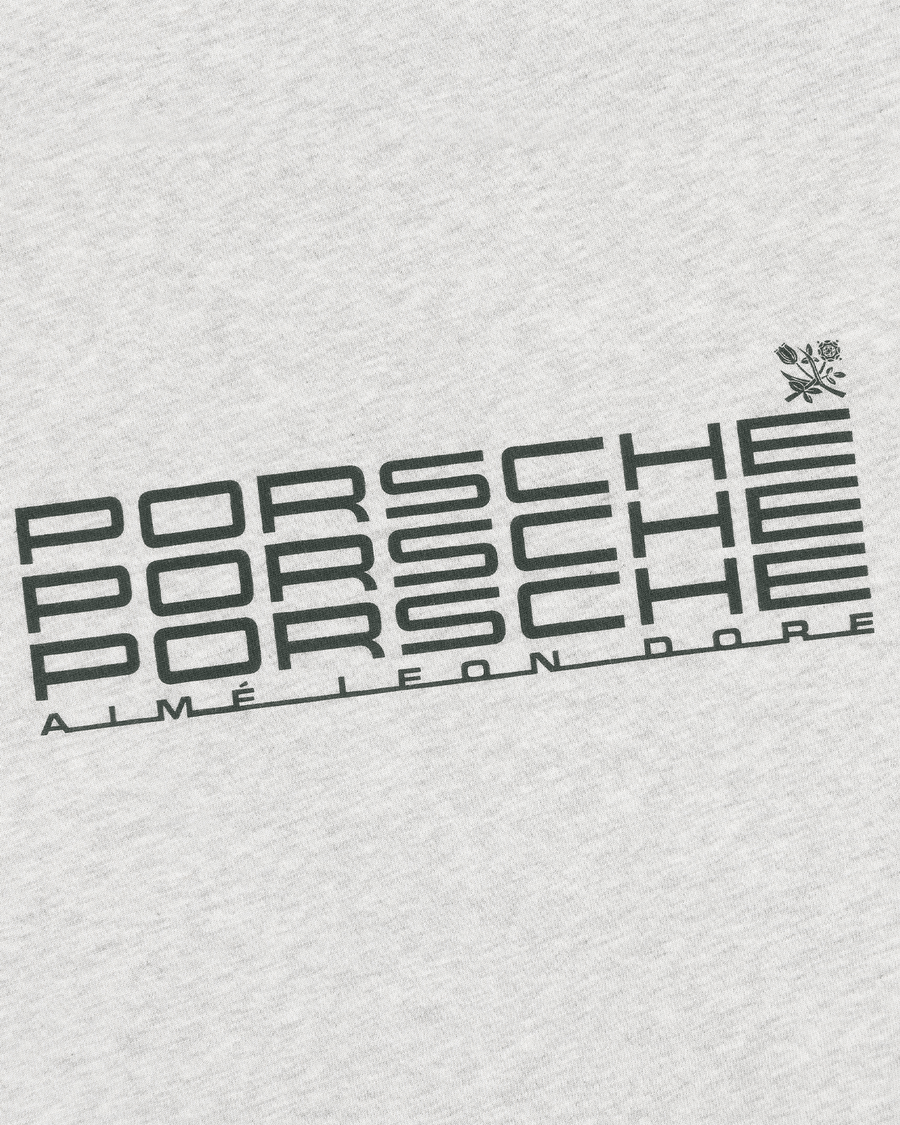 Camiseta Aimé Leon Dore x Porsche Racing Tee Silver Mix Cinza - Aimé Leon Dore - AIME112 - 1
