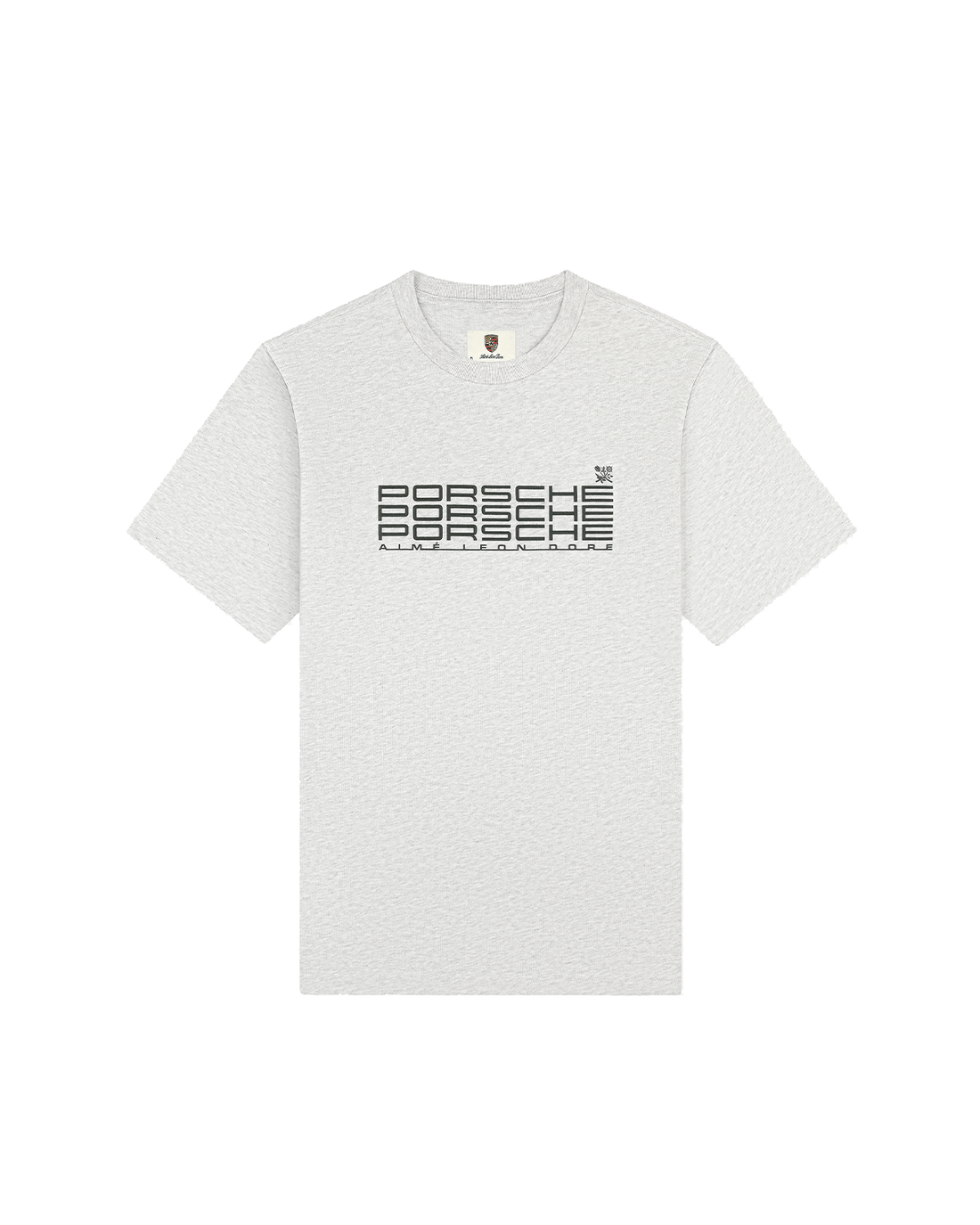 Camiseta Aimé Leon Dore x Porsche Racing Tee Silver Mix Cinza - Aimé Leon Dore - AIME112 - 1