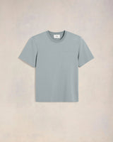 Vista lateral Camiseta Ami Paris de Coeur Azul