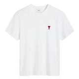 Camiseta Ami Paris de Coeur Branco em branco original na LK Sneakers