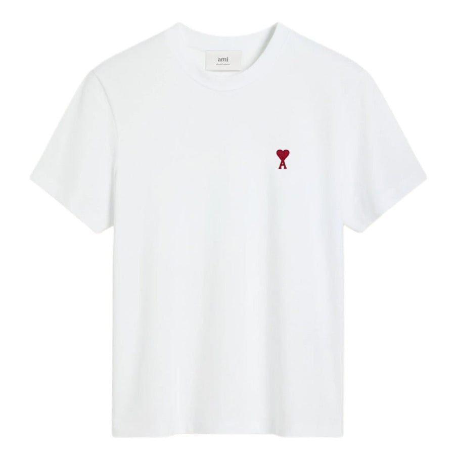 Camiseta Ami Paris de Coeur Branco em branco original na LK Sneakers