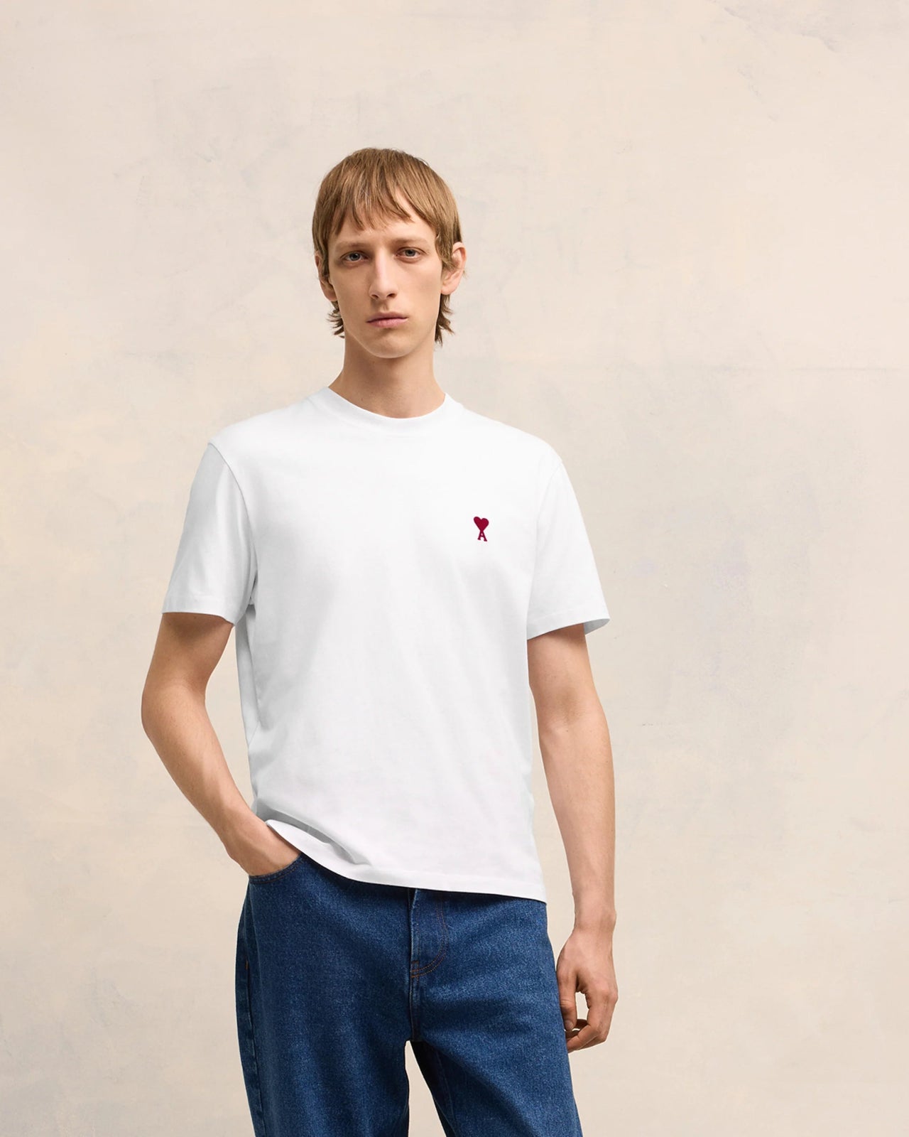 Camiseta Ami Paris de Coeur Branco - Ami Paris - AMI4