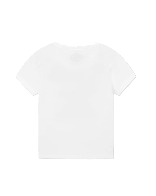 Camiseta Baby Look Nude Project Juicy Cherry Branca