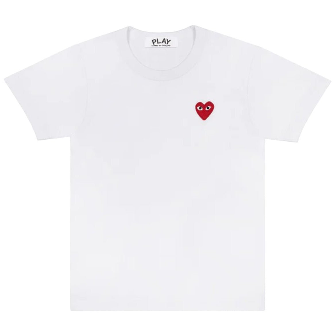 Comme des Garçons PLAY Red Emblem White Branco