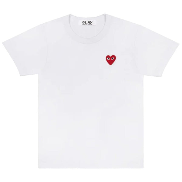 Comme des Garçons PLAY Red Emblem White Branco em branco original na LK Sneakers