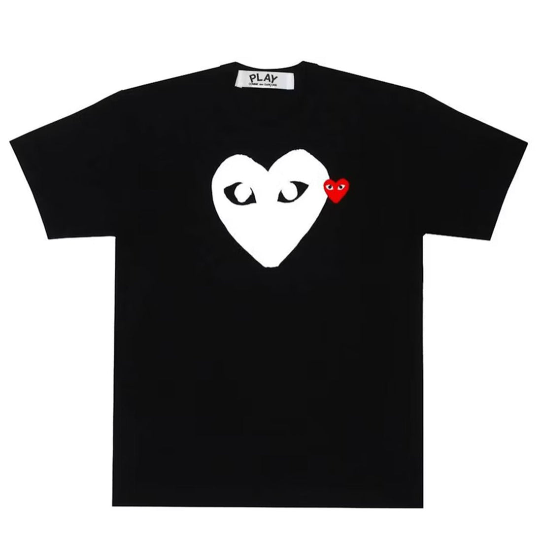 Camiseta Comme des Garçons Play Printed Hear Preto - Comme des Garçons - AXT1160511