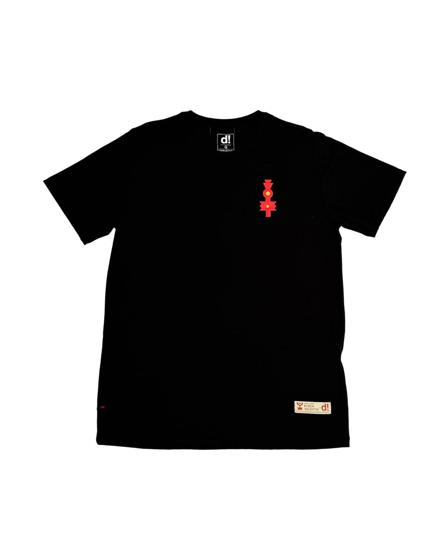 Camiseta Dane-se x Rubem Valentim Roma 3 Preto em preto original na LK Sneakers