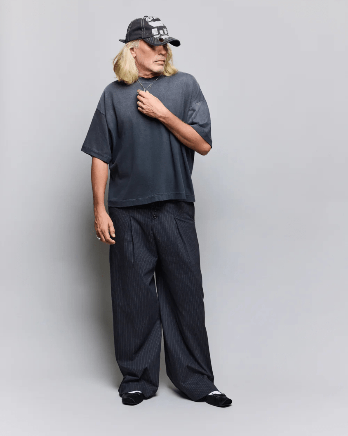 Camiseta Egho Studios Boxy Faded Chumbo - Egho Studios - EGST01 - 1