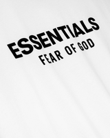 Vista traseira Camiseta Fear Of God Essentials Classic Short Sleeve Bright White Branco