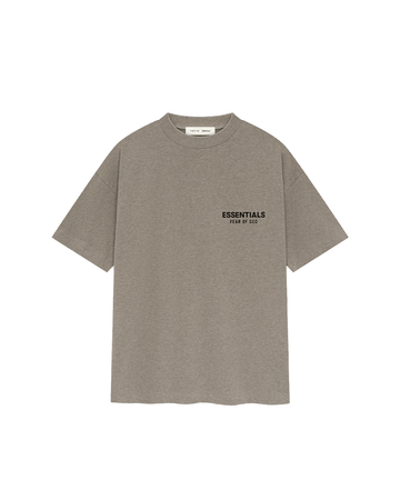 Camiseta Fear Of God Essentials Classic Short Sleeve Homestead Heather Bege - Essentials - FOG20 - 1