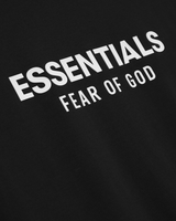 Vista traseira Camiseta Fear Of God Essentials Classic Short Sleeve Jet Black Preto