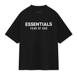 Camiseta Fear of God Essentials Jersey Crewneck Black Preto - Essentials - FOG1