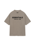 Camiseta Fear Of God Essentials Jersey Crewneck Heather Gray Bege - Essentials - FOG25-1