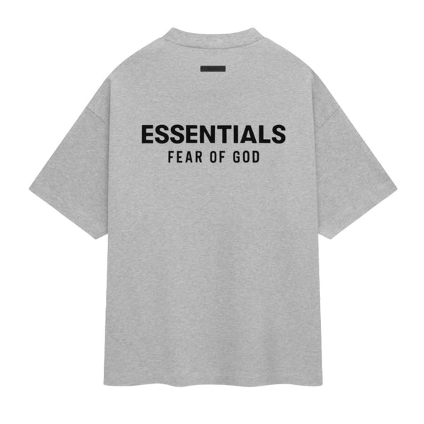Camiseta Fear of God Essentials Jersey Crewneck Light Heather Grey Cinza