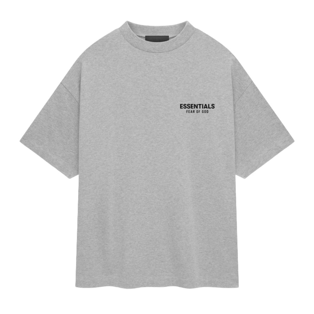 Camiseta Fear of God Essentials Jersey Crewneck Light Heather Gray Cinza - Essentials - FOG2