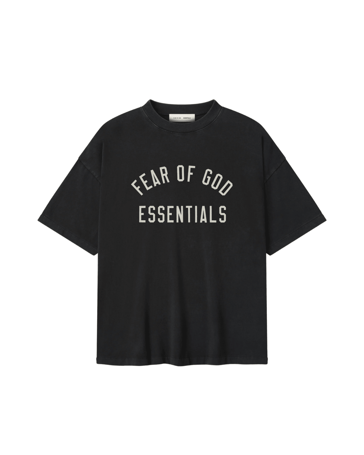 Camiseta Fear Of God Essentials Varsity 90s Short Sleeve Tee Cinza