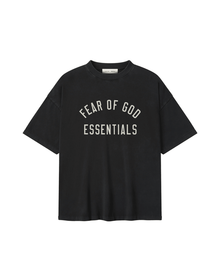 Camiseta Fear Of God Essentials Varsity 90s Short Sleeve Tee Cinza