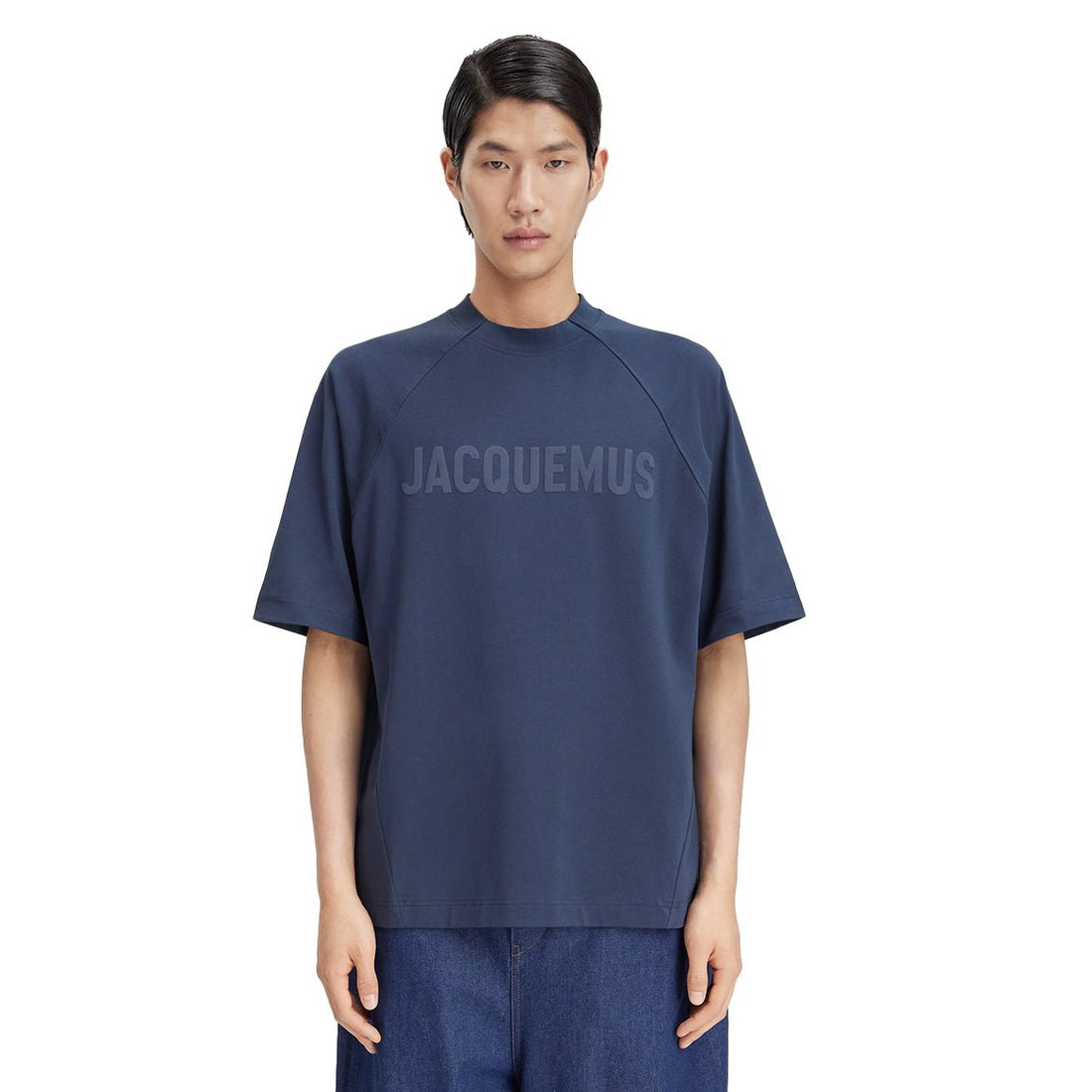 Camiseta Jacquemus The Typo Azul - Jacquemus - 242553M213012