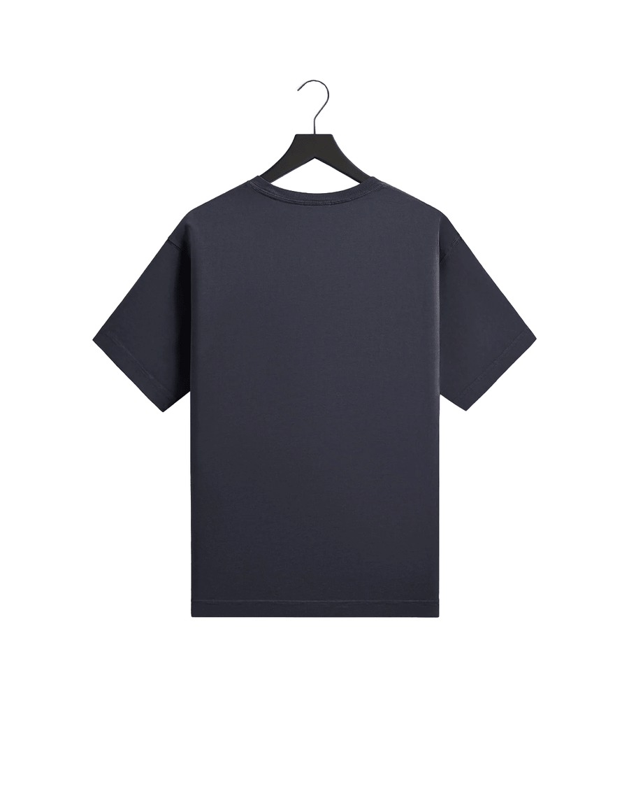 Camiseta Kith Brush Vintage Boxy Alex Nocturnal Azul Marinho